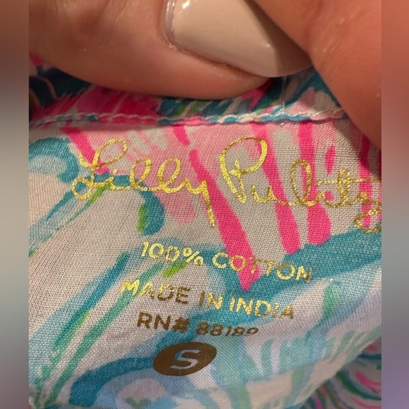 EUC- LILLY PULITZER-AMELIA ISLAND TUNIC - Picture 4 of 4